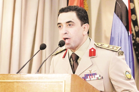 >  العقيد أركان حرب أحمد محمد علي المتحدث بأسم الجيش المصري